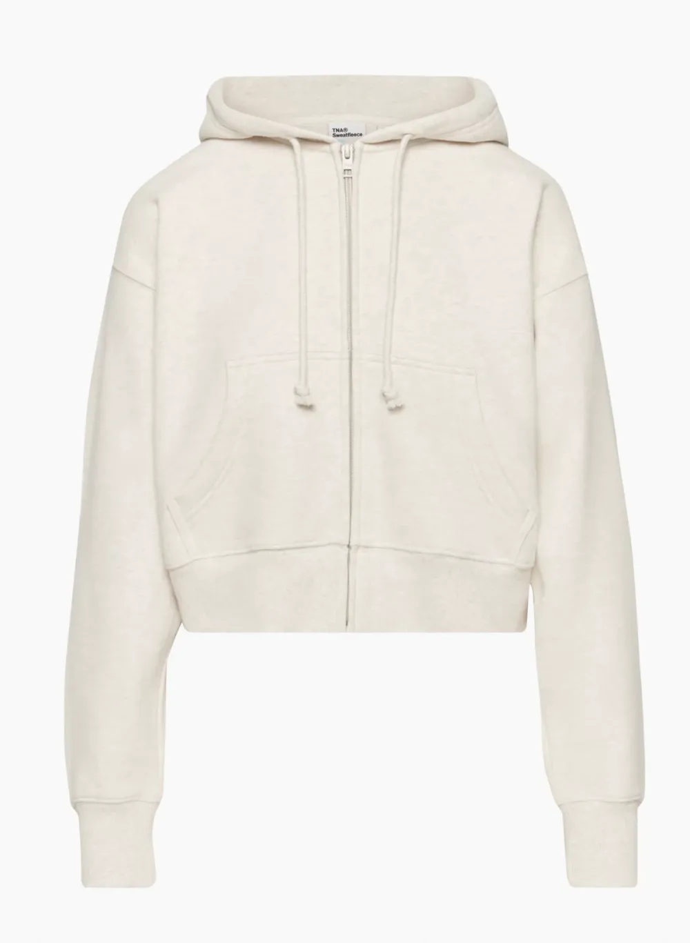 cozy fleece boyfriend boxy zip hoodie