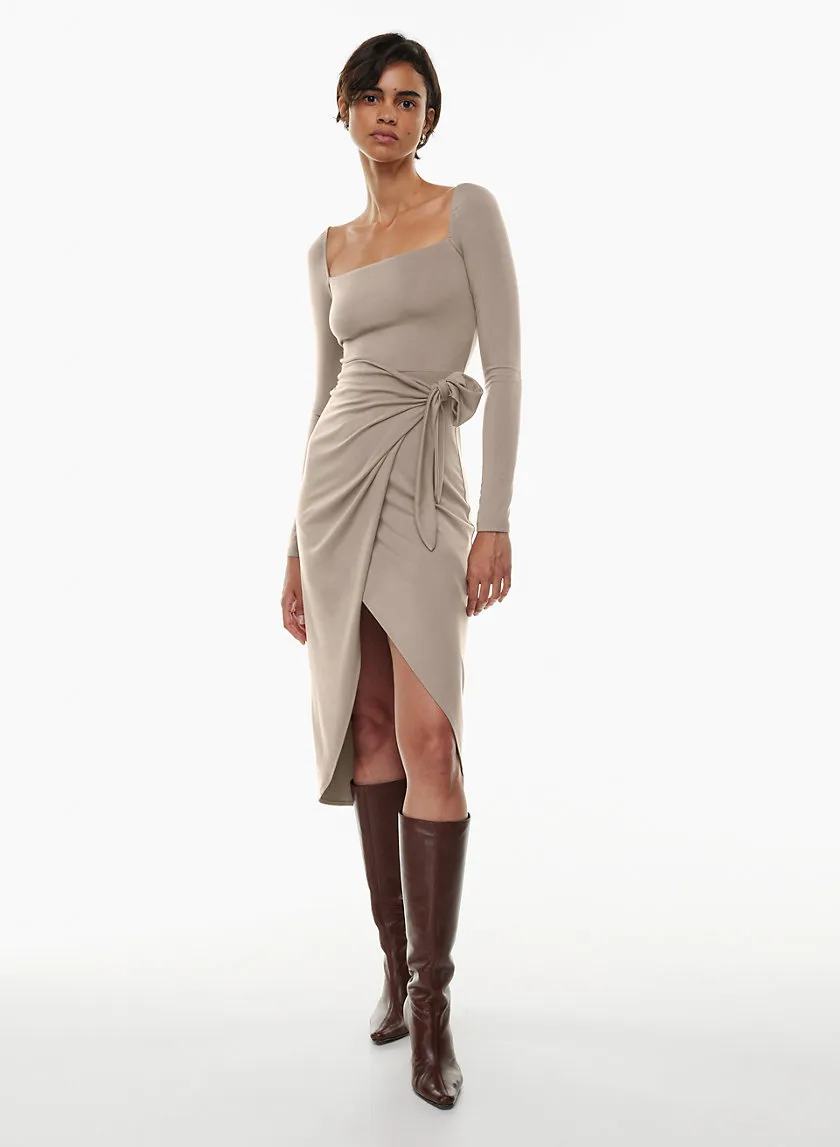 saturn longsleeve midi dress