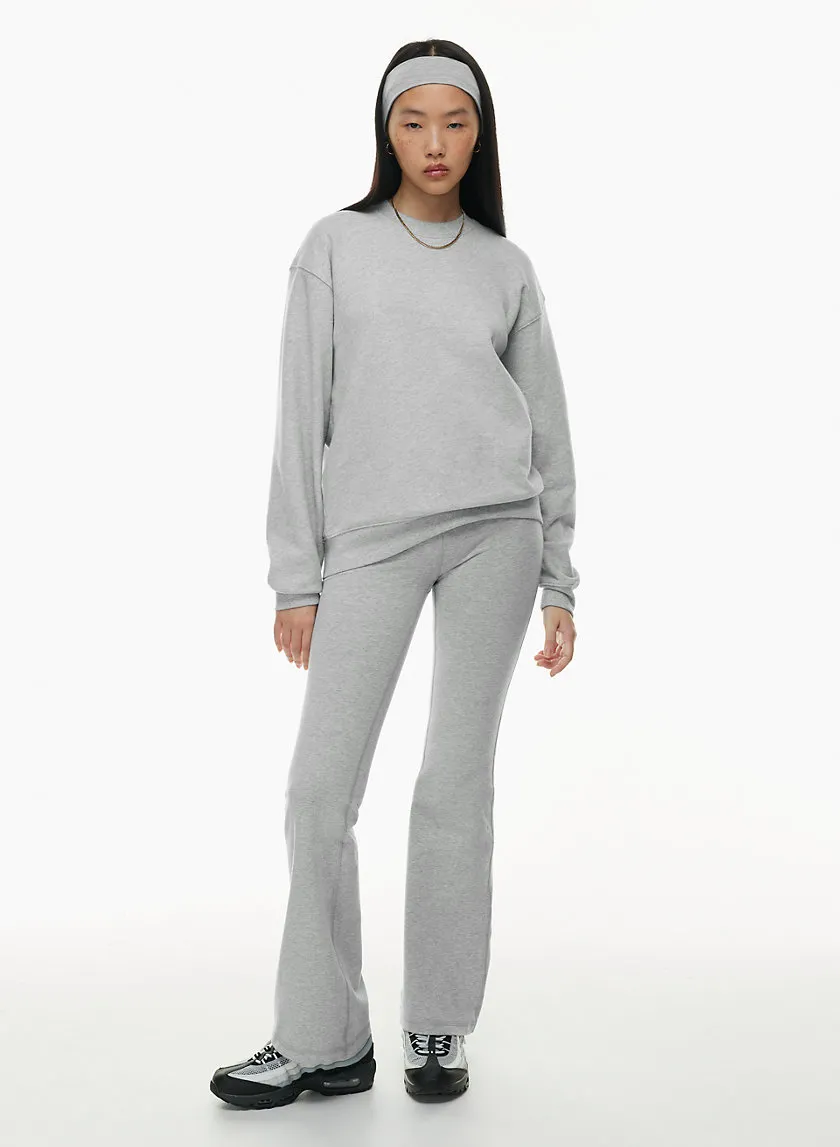 terry fleece perfect crew sweatshirt