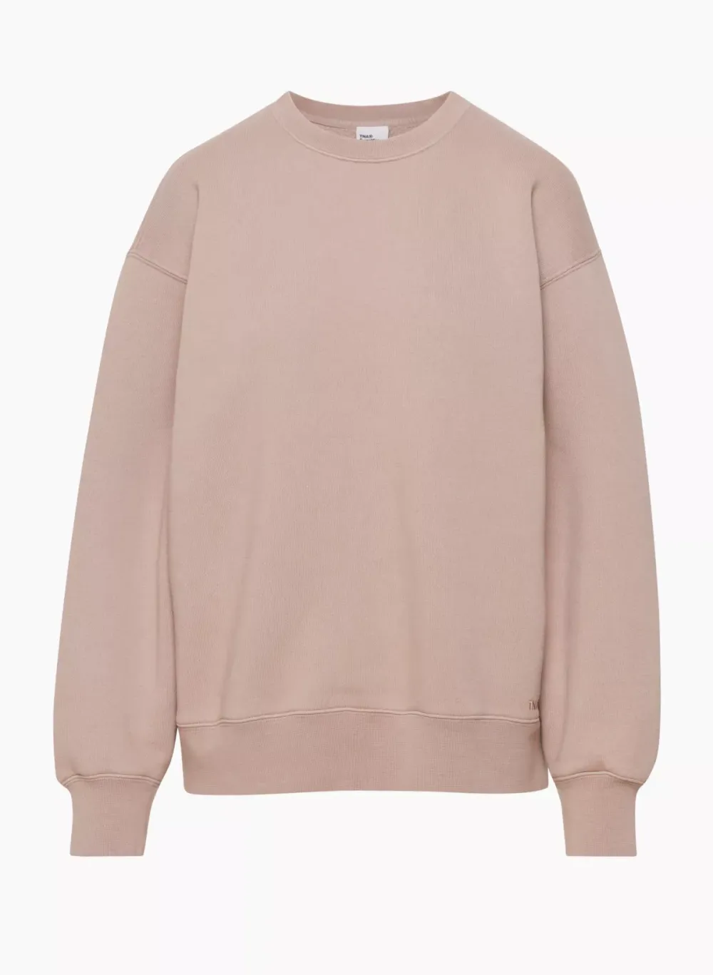 bubble fleece boyfriend crew sweatshirt