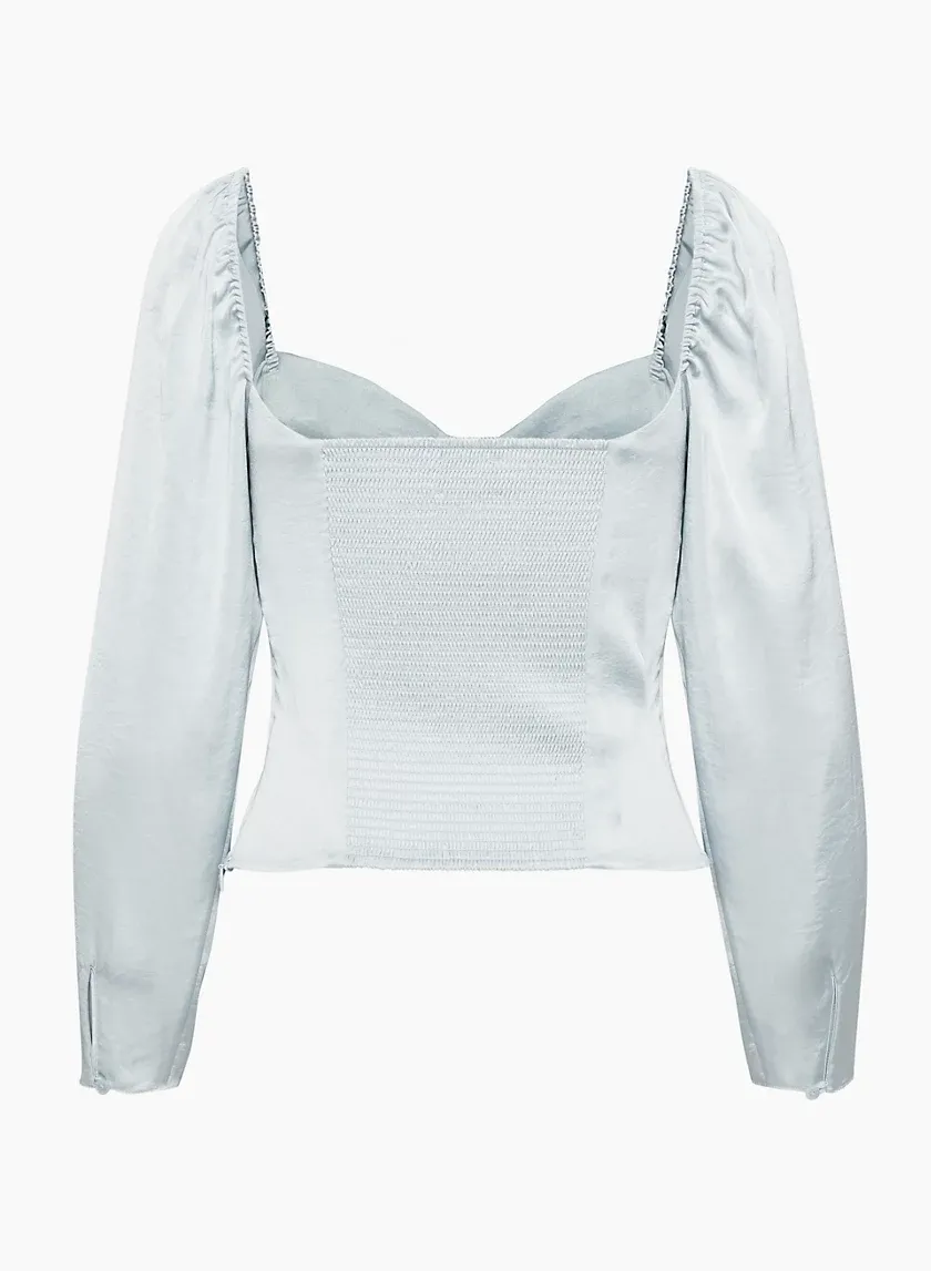 new novella satin blouse