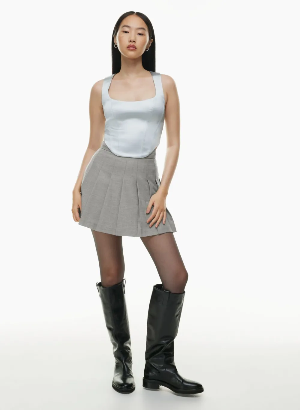 shiloh satin bustier