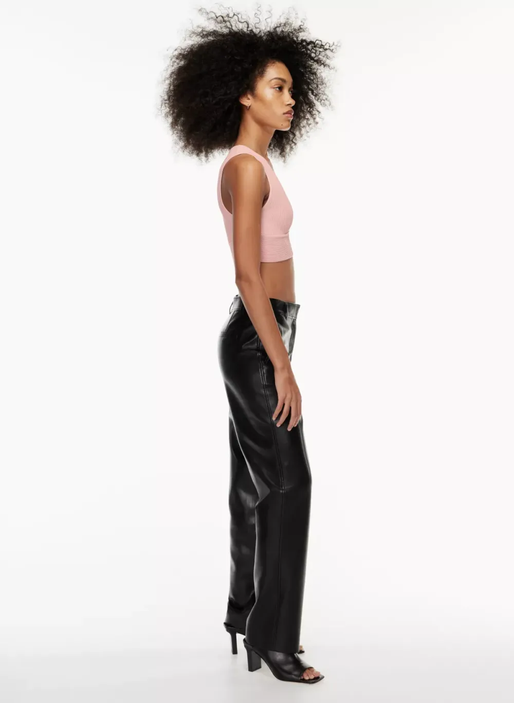 sculpt knit deep v tank