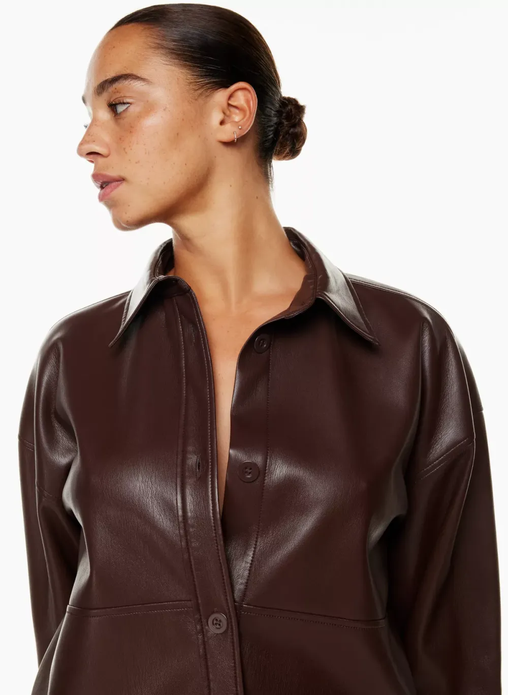 pelli hip shirt jacket