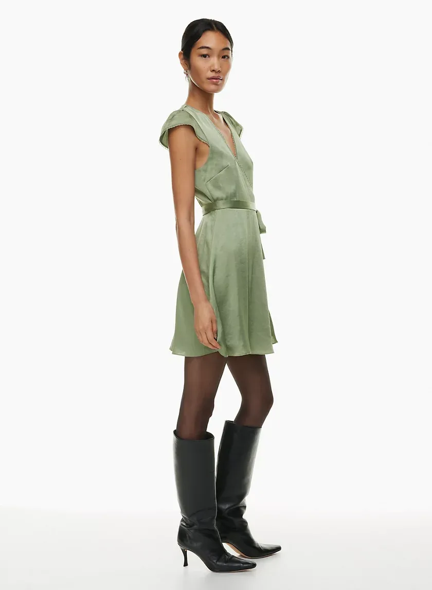 mademoiselle satin dress