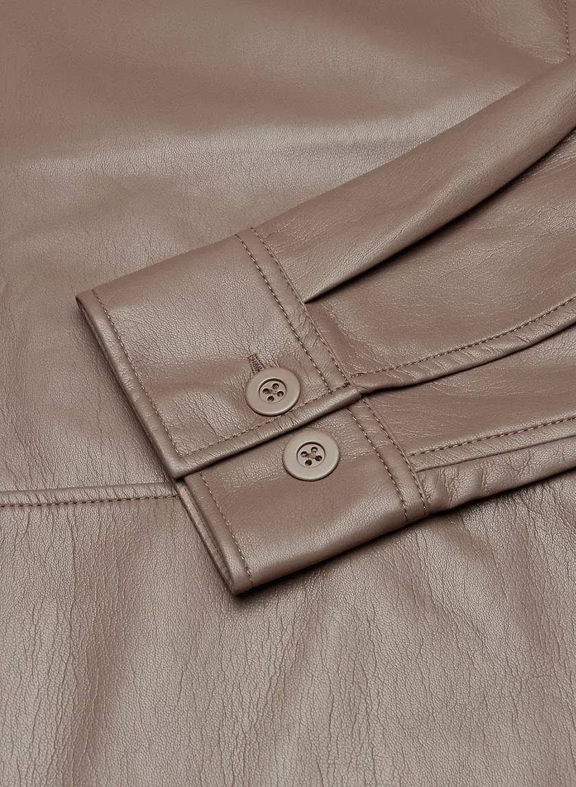 pelli hip shirt jacket