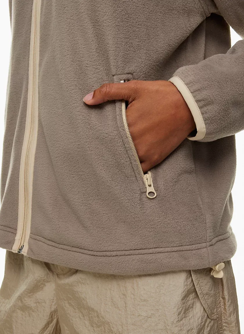 sno polar oversized zip hoodie