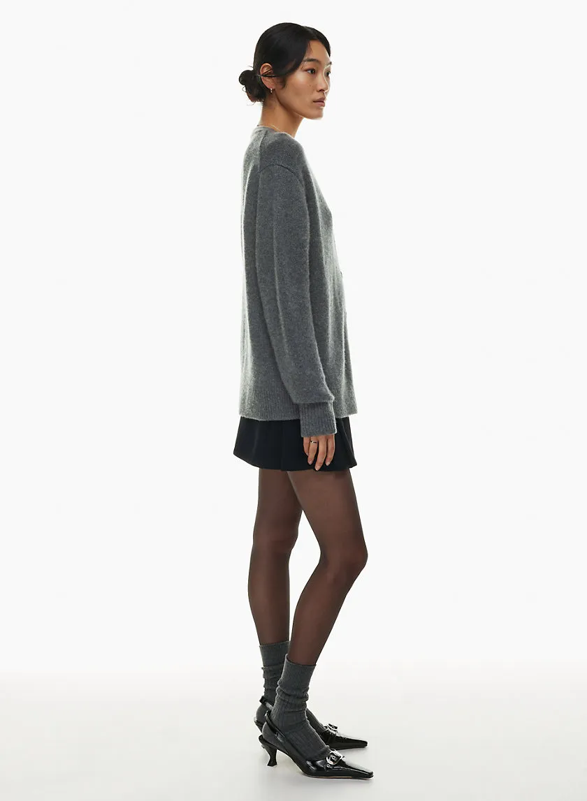 luxe cashmere parco sweater