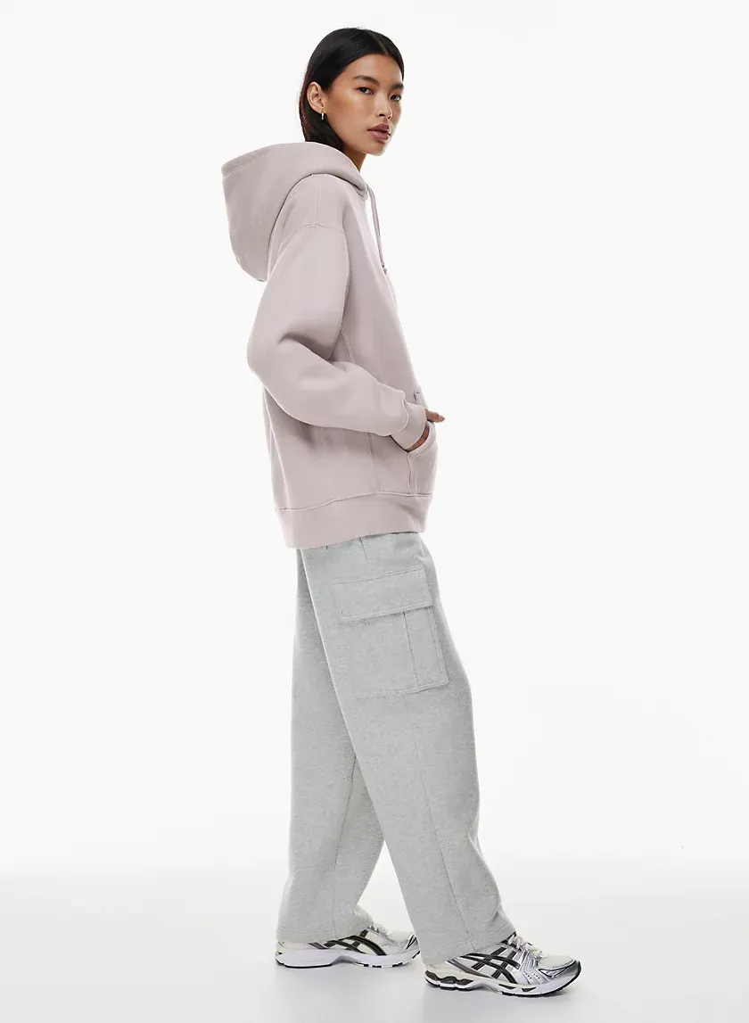 bubble fleece boyfriend hoodie