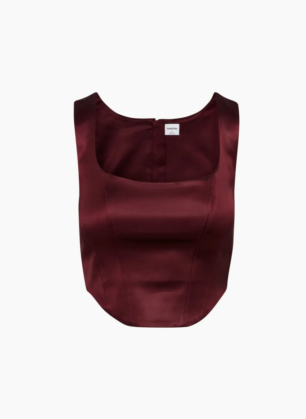 shiloh satin bustier