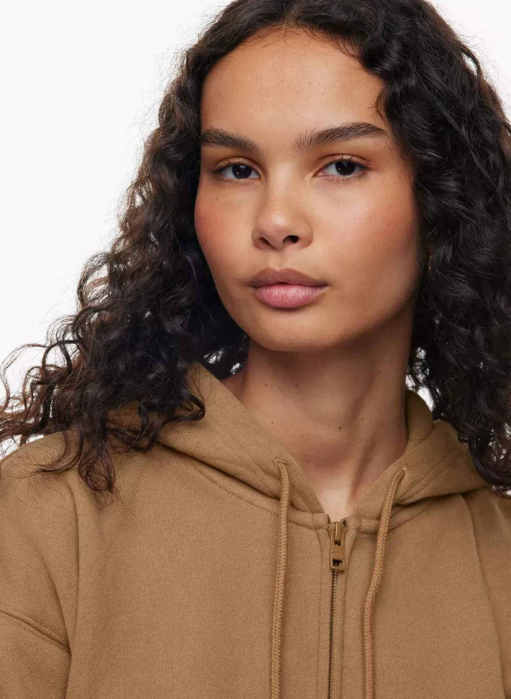 cozy fleece boyfriend boxy zip hoodie