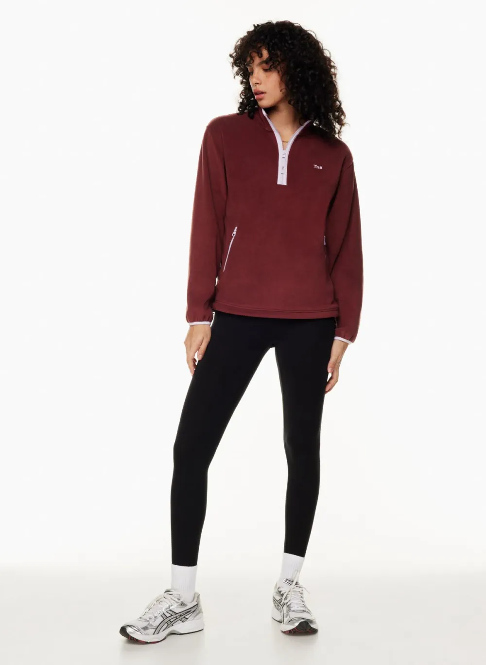 sno polar 1⁄4 zip hip sweater