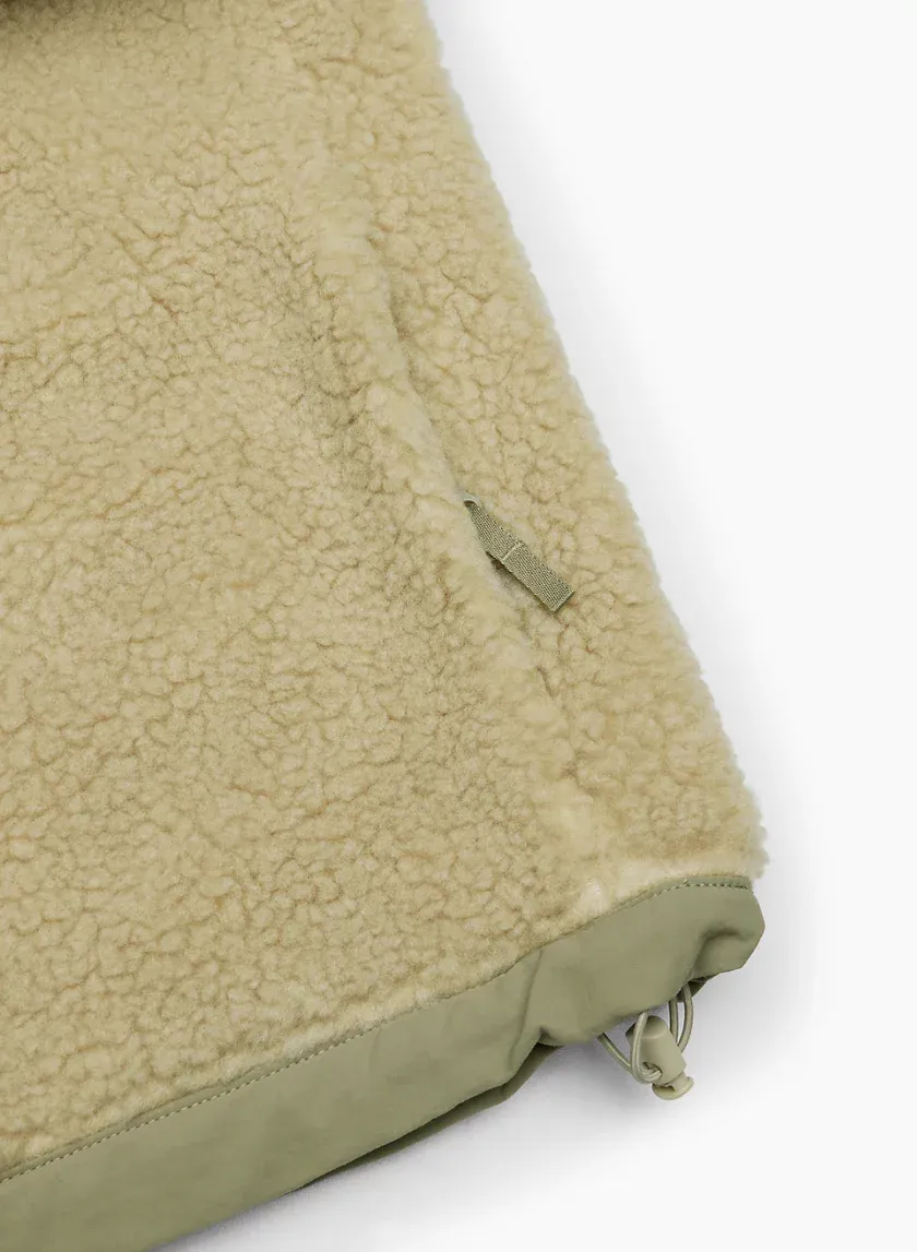 snoblock polar shred mockneck jacket