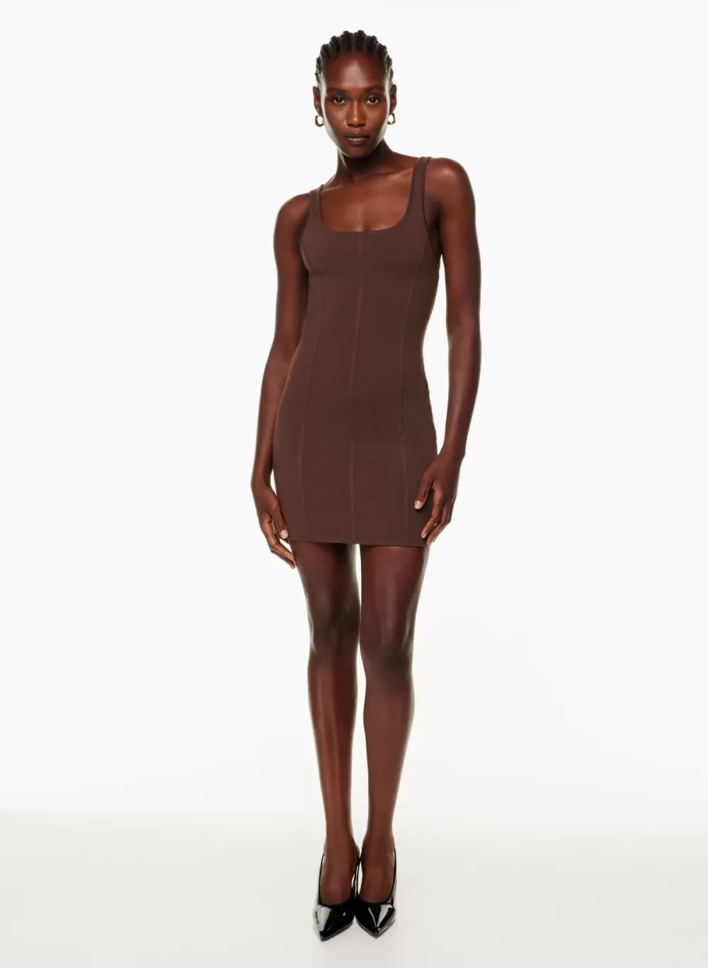 sculpt knit bustier dress