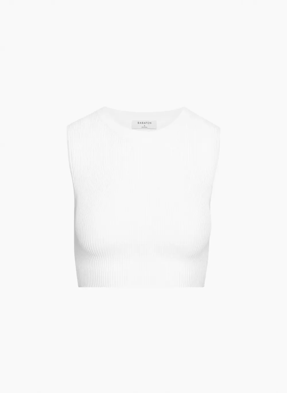 sculpt knit muscle cropped tank