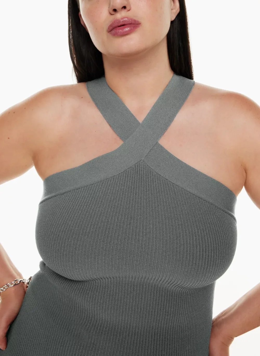 sculpt knit criss cross dress