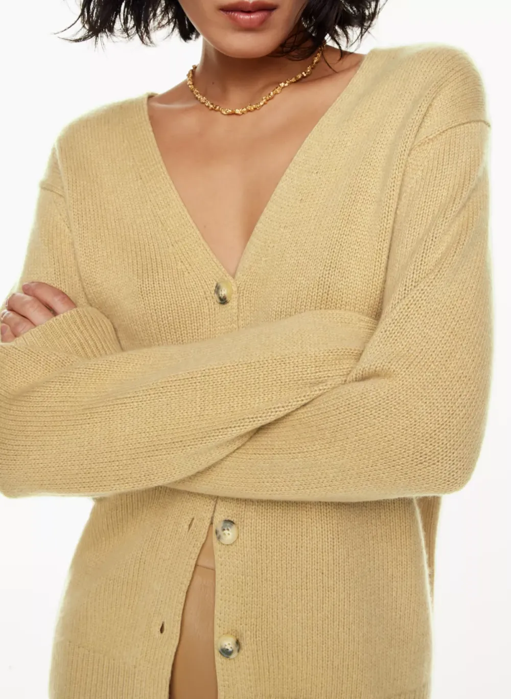 luxe cashmere parco sweater