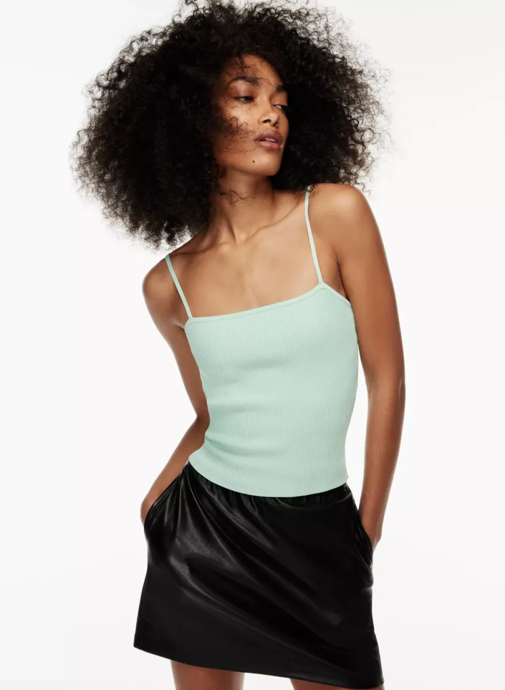 sculpt knit cami tank