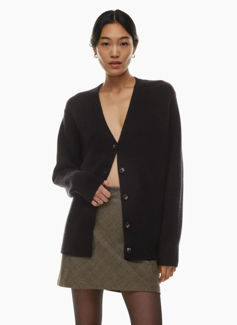 luxe cashmere parco sweater