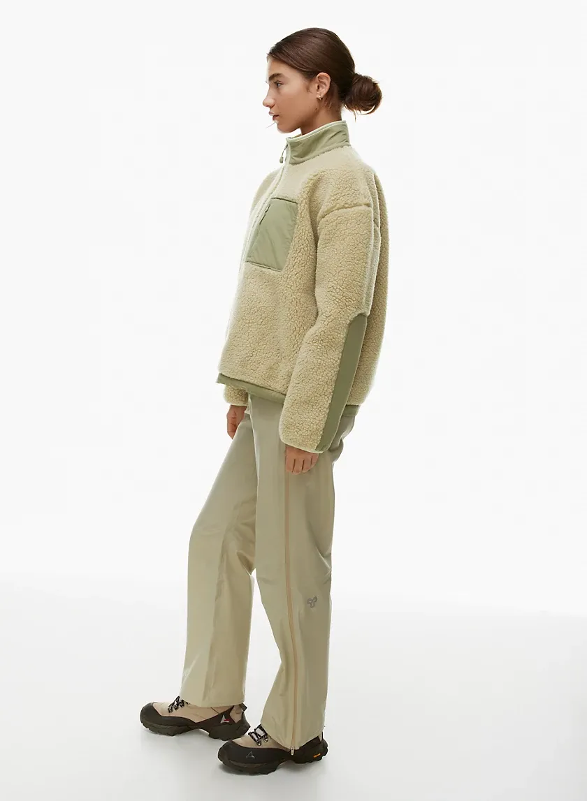 snoblock polar shred mockneck jacket