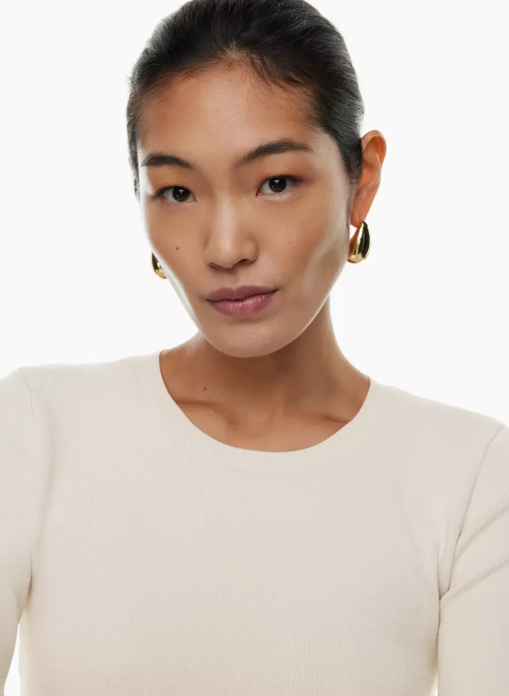 sculpt knit crew longsleeve