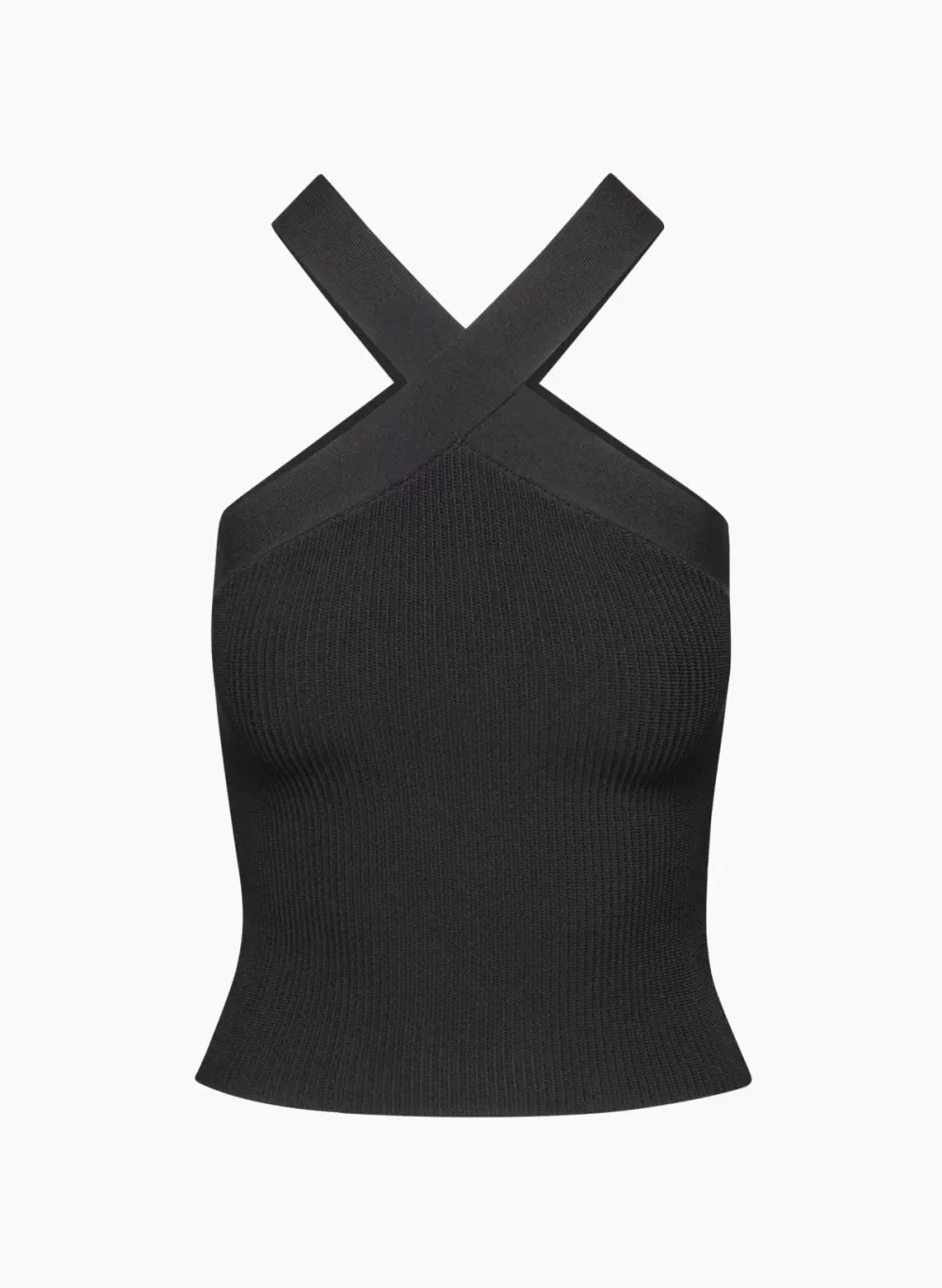 sculpt knit criss cross tank