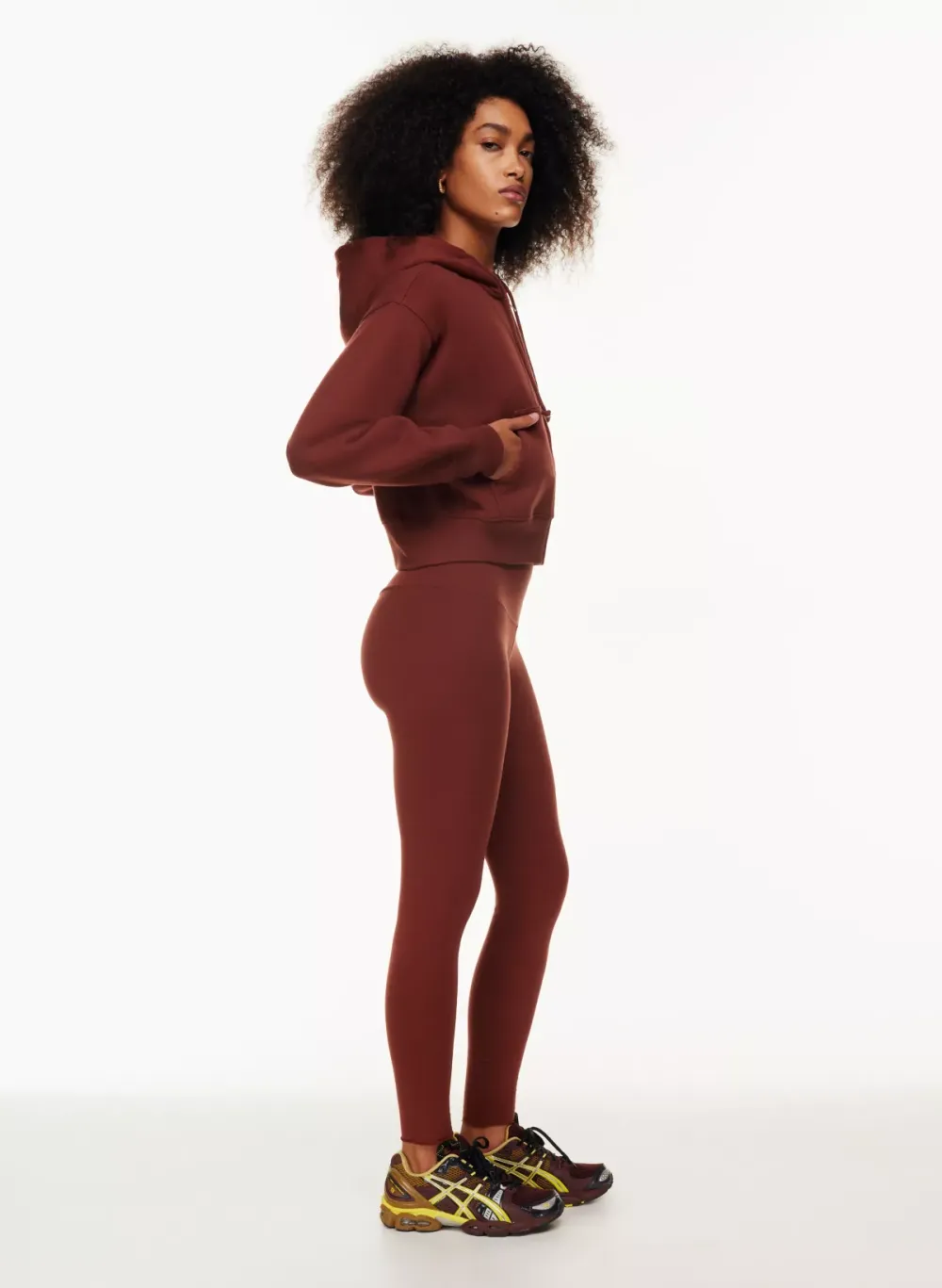 cozy fleece boyfriend boxy zip hoodie