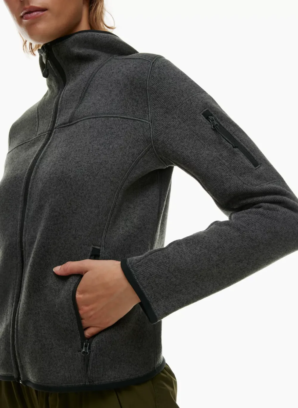 range zip sweater