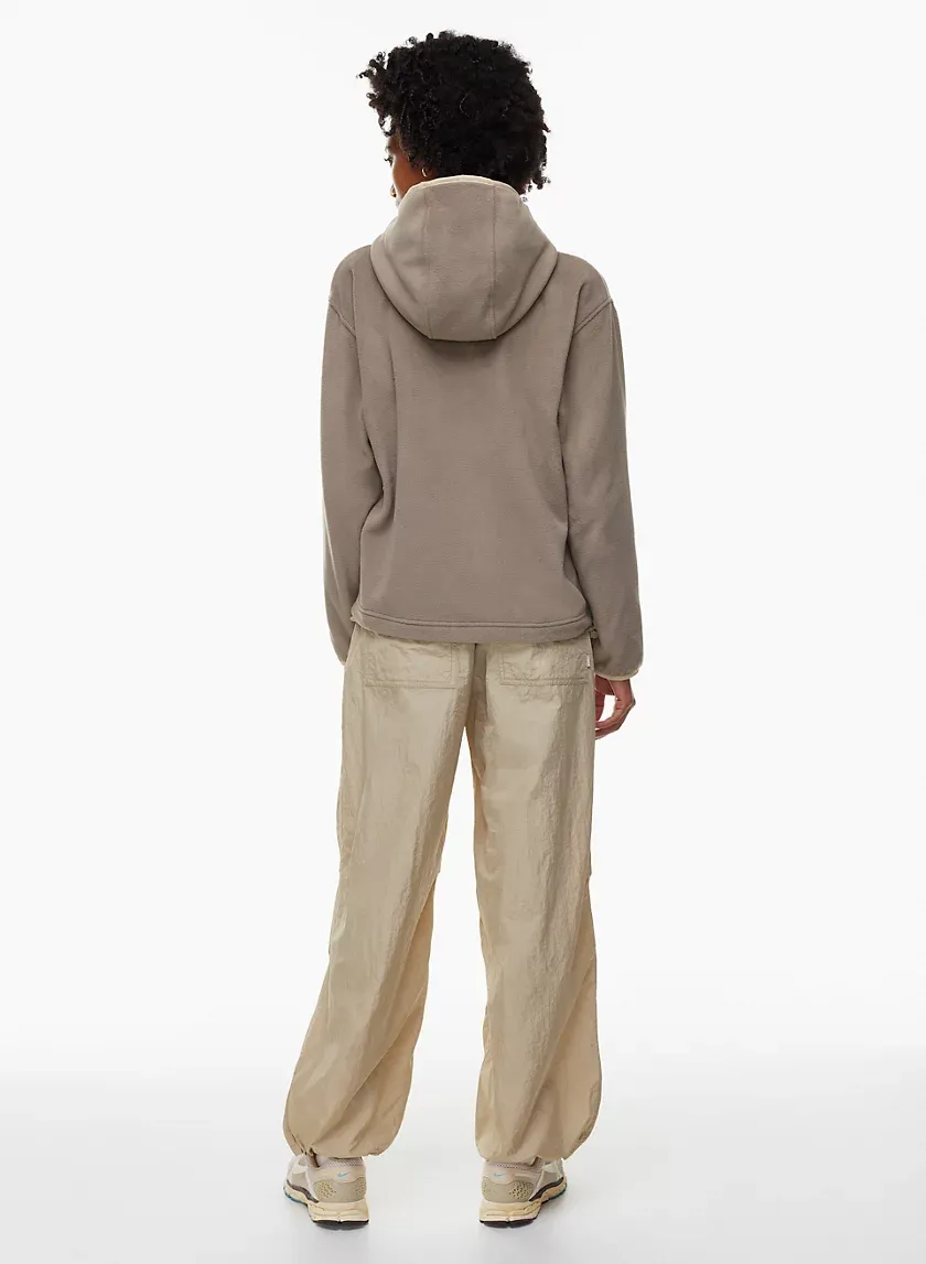 sno polar oversized zip hoodie