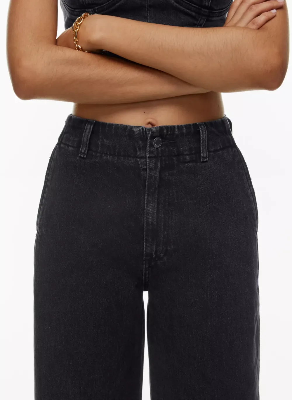 the '90s lana hi-rise baggy trouser jean