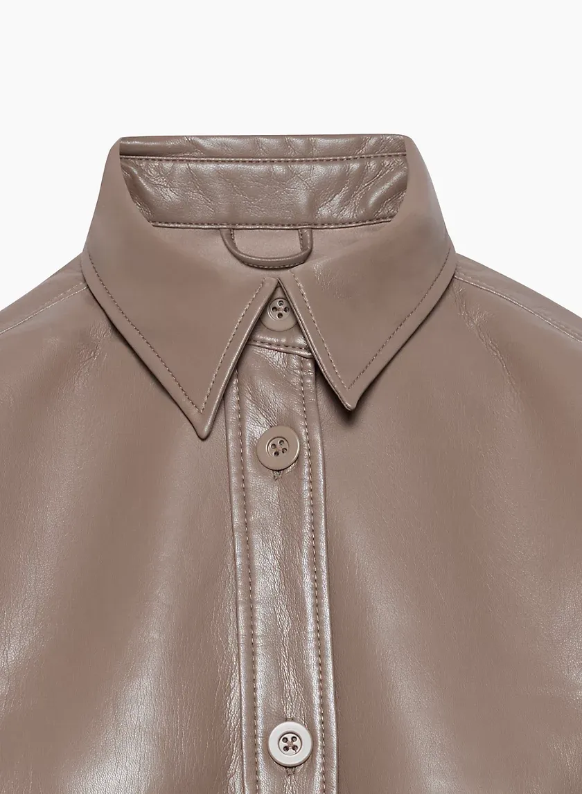 pelli hip shirt jacket