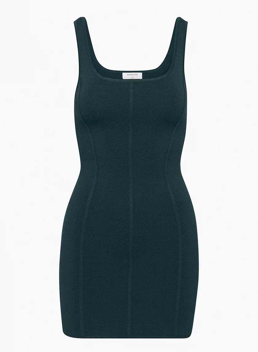 sculpt knit bustier dress