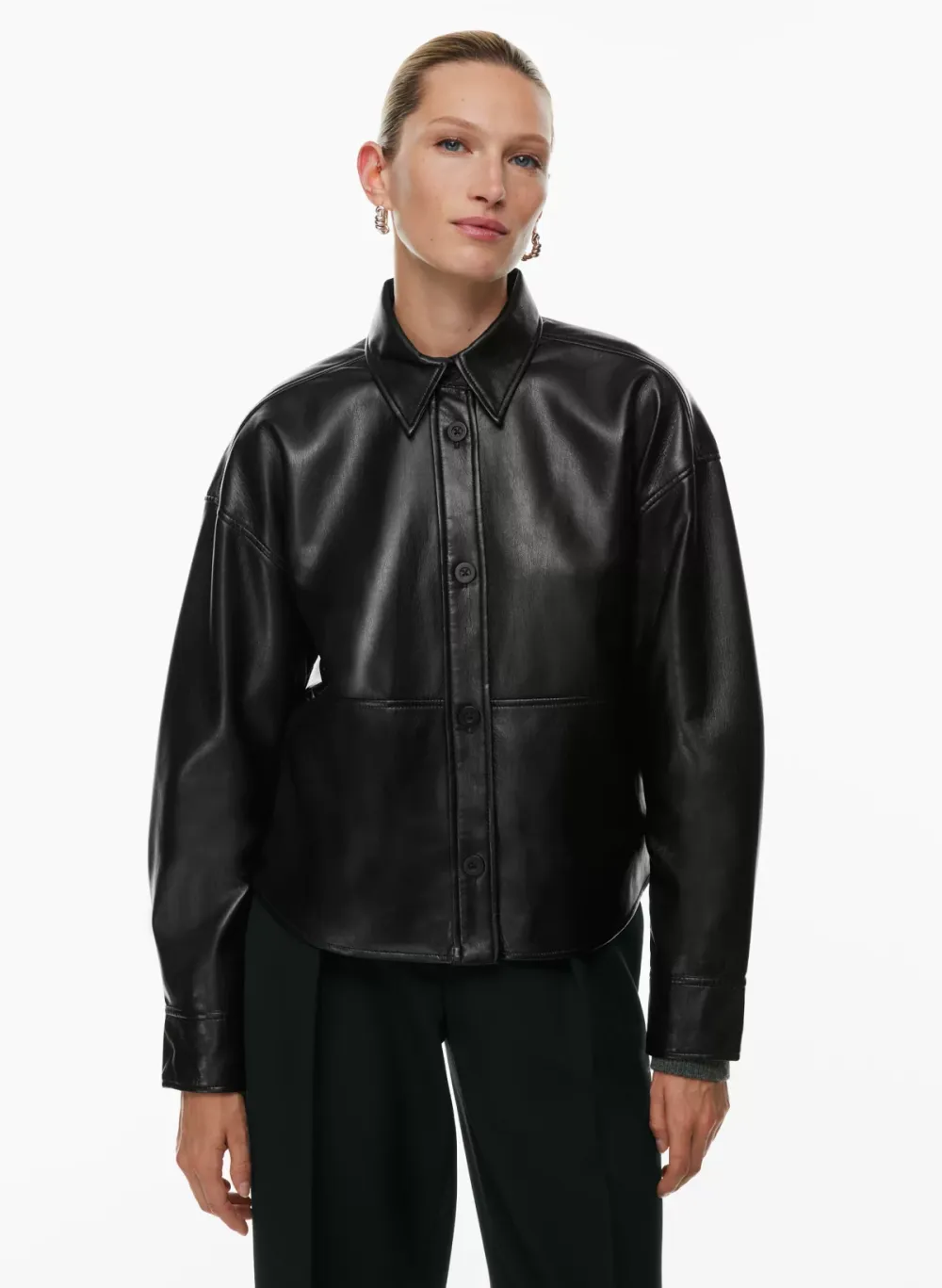 pelli hip shirt jacket