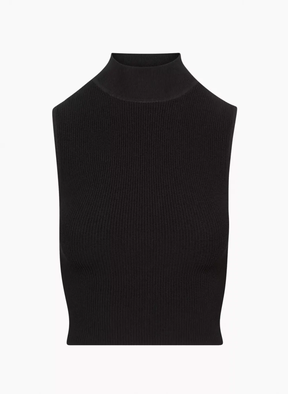 sculpt knit mockneck tank