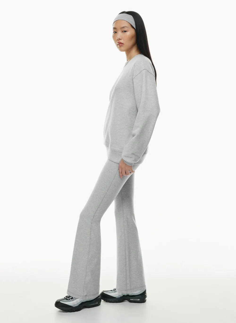 terry fleece perfect crew sweatshirt