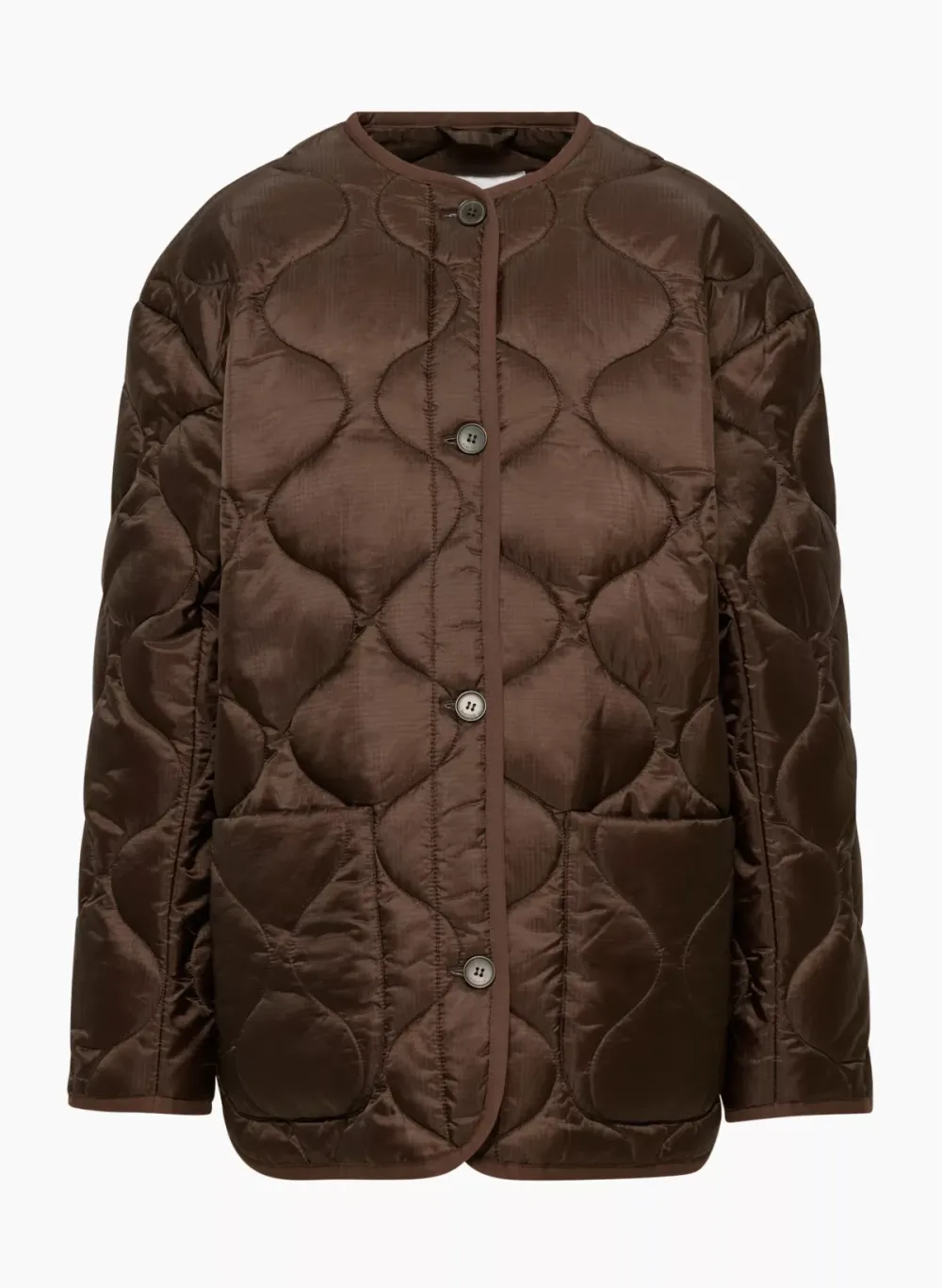 evergreen quilted jacket