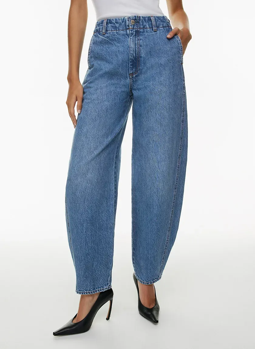 the '90s lana hi-rise baggy trouser jean