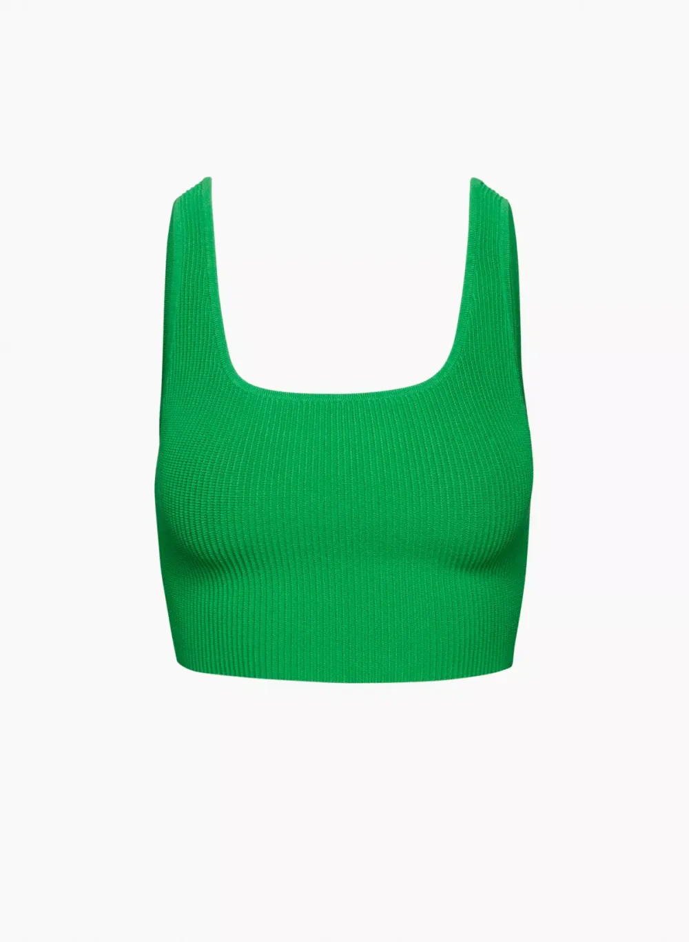 sculpt knit squareneck cropped tank