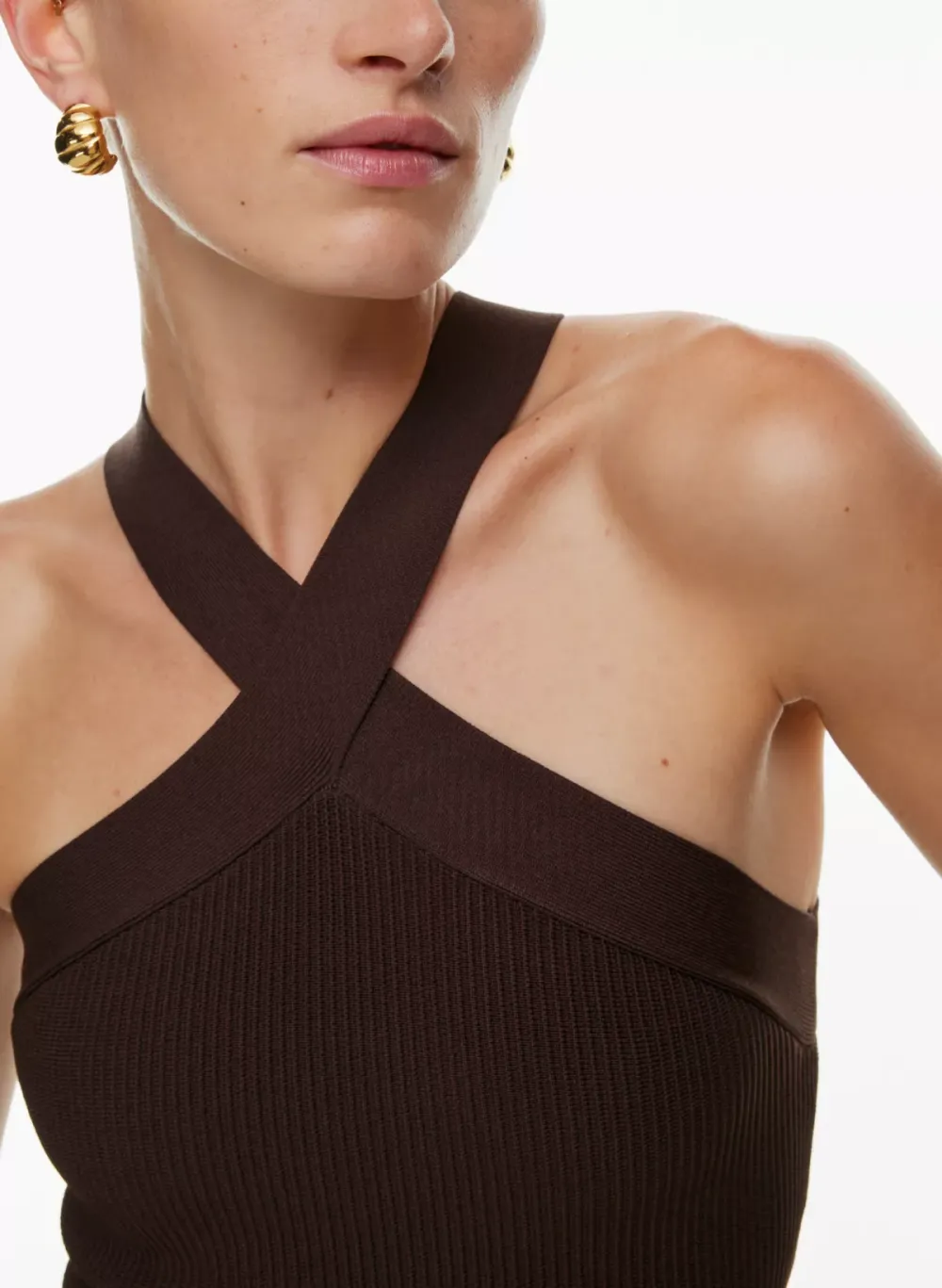 sculpt knit criss cross dress