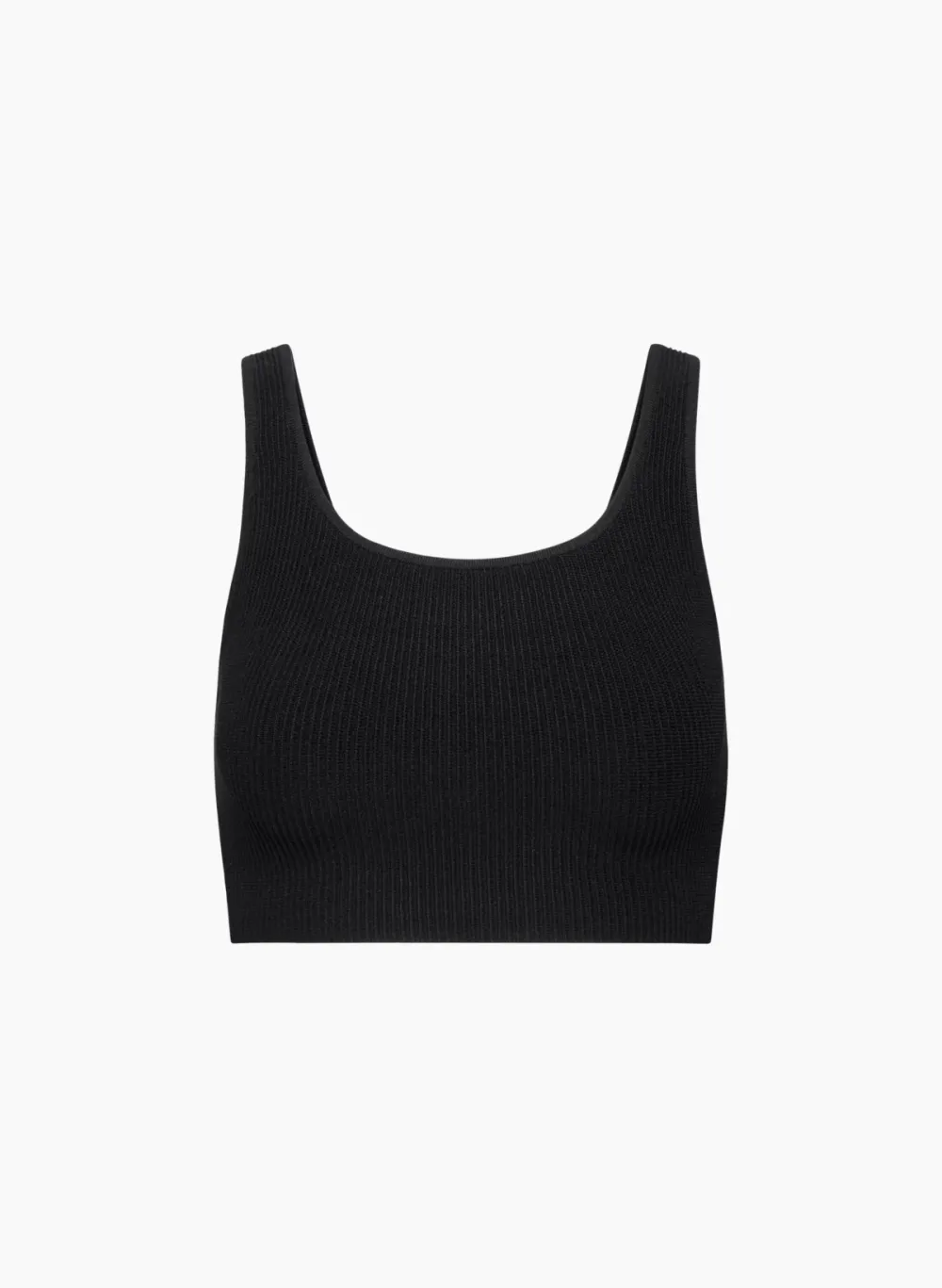 sculpt knit squareneck cropped tank