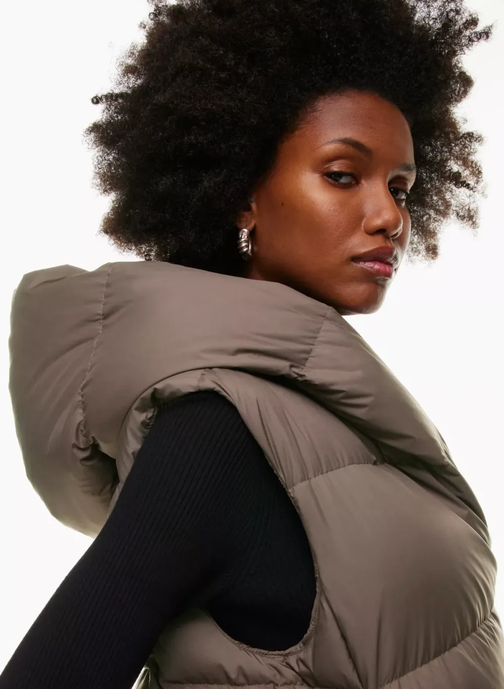 the duvet puffer vest