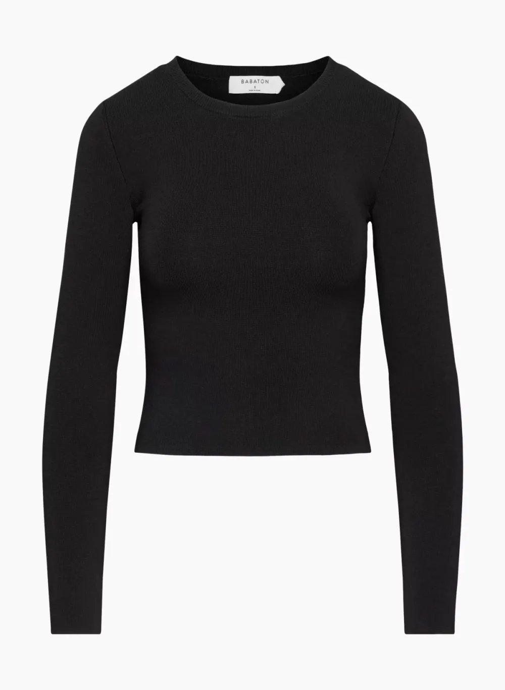 sculpt knit crew longsleeve