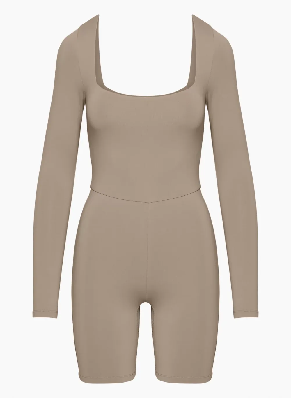 contour squareneck longsleeve romper