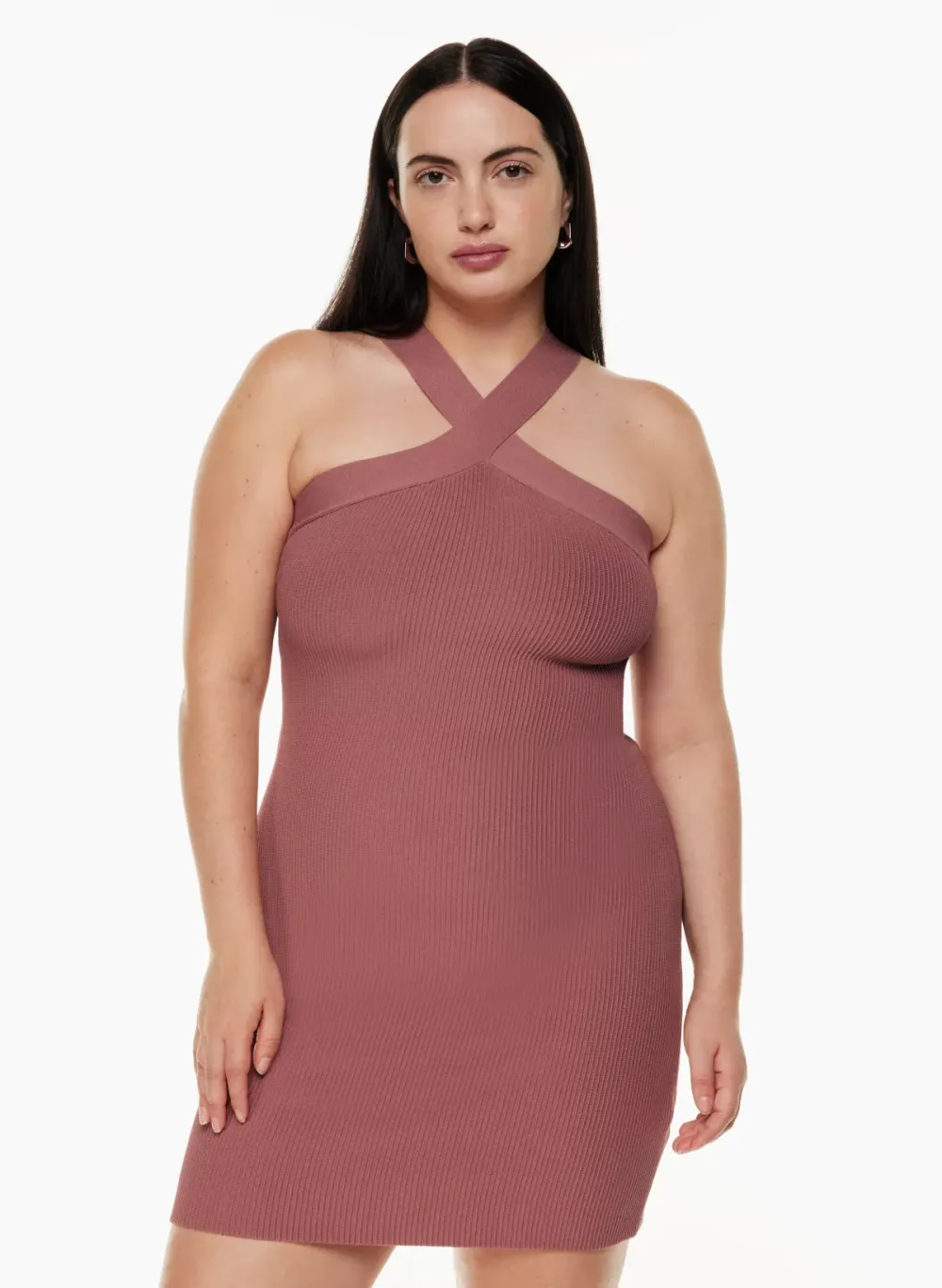 sculpt knit criss cross dress