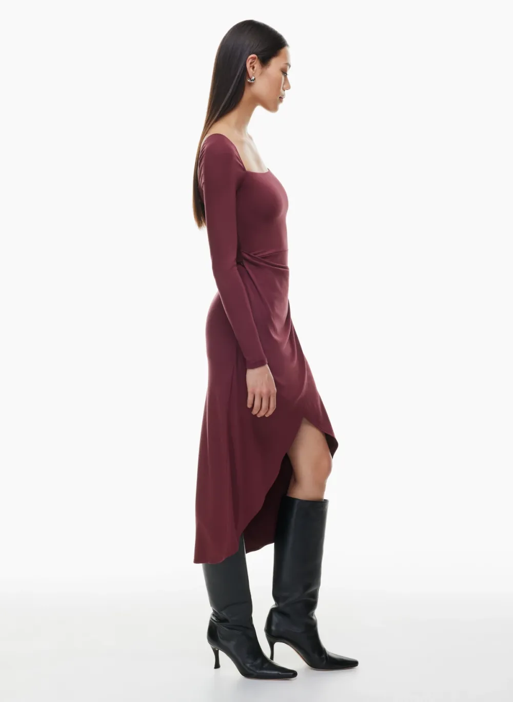 saturn longsleeve midi dress