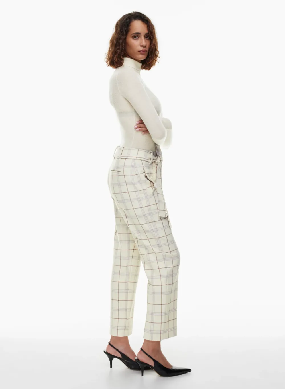 tie-front pant