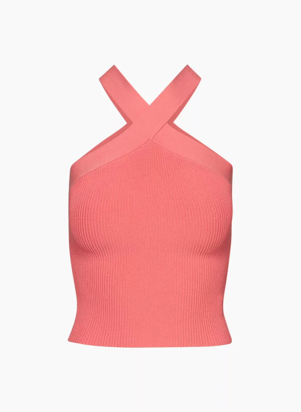 sculpt knit criss cross tank