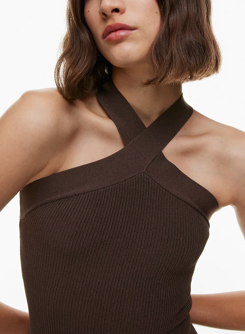 sculpt knit criss cross dress