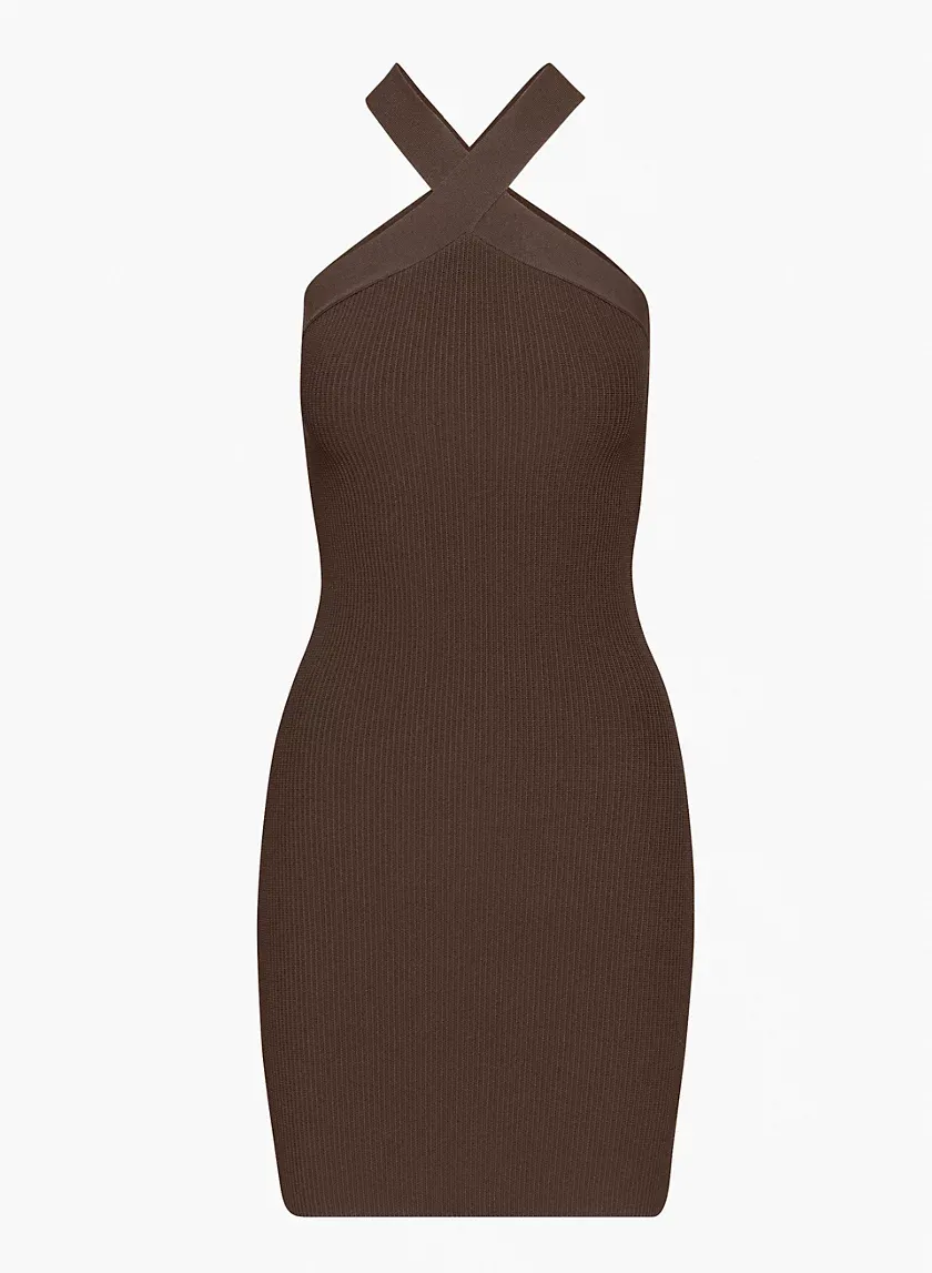 sculpt knit criss cross dress