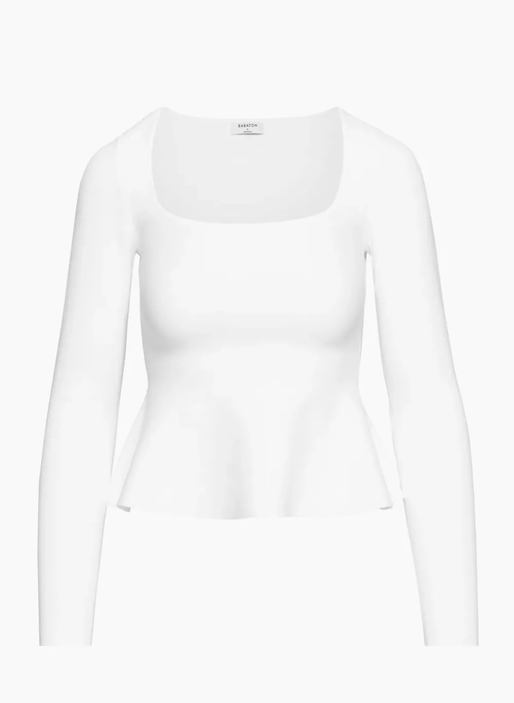 sculpt knit pouf longsleeve